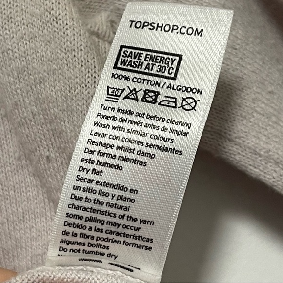 [topshop] Light Lavender Shirt with crochet details - Picture 4 of 5